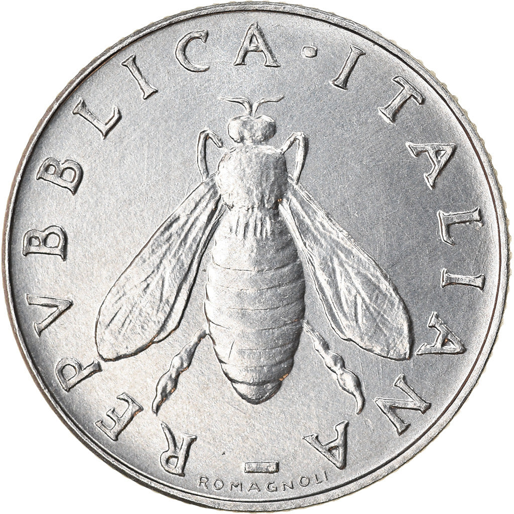 Coin, Italy, 2 Lire, 1985, Rome, EF(40-45), Aluminum, KM:94