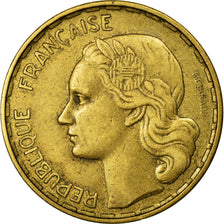 Moneta, Francia, Guiraud, 50 Francs, 1954, Paris, BB+, Alluminio-bronzo