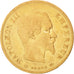 Francia, Napoleon III, Napoléon III, 10 Francs, 1855, Strasbourg, MB+, Oro,...