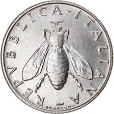 Coin, Italy, 2 Lire, 1993, Rome, AU(50-53), Aluminum, KM:94