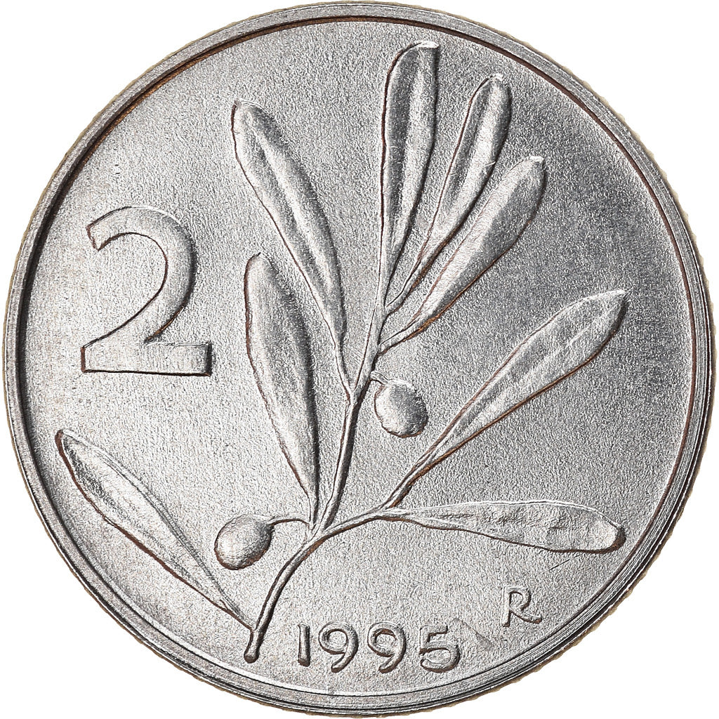 Moneta, Italia, 2 Lire, 1995, Rome, BB+, Alluminio, KM:94