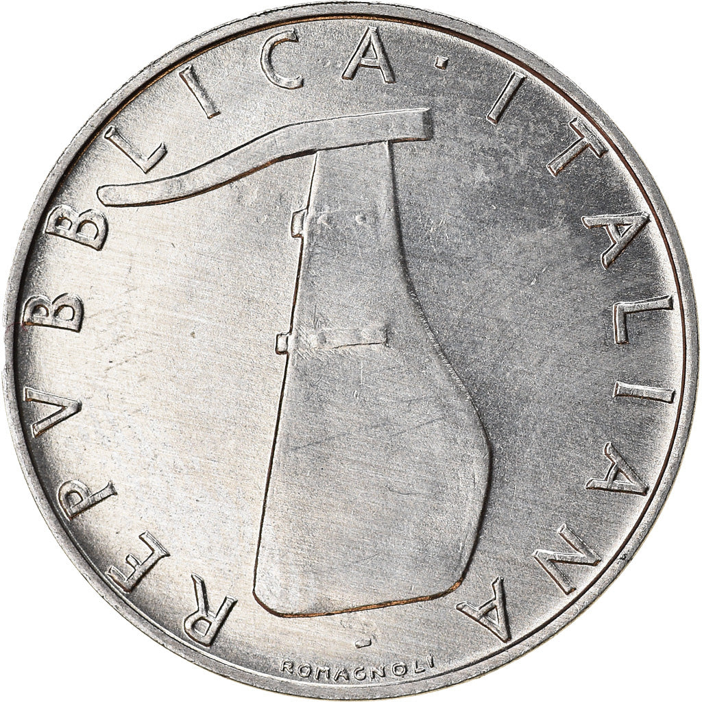 Coin, Italy, 5 Lire, 1982, Rome, EF(40-45), Aluminum, KM:92