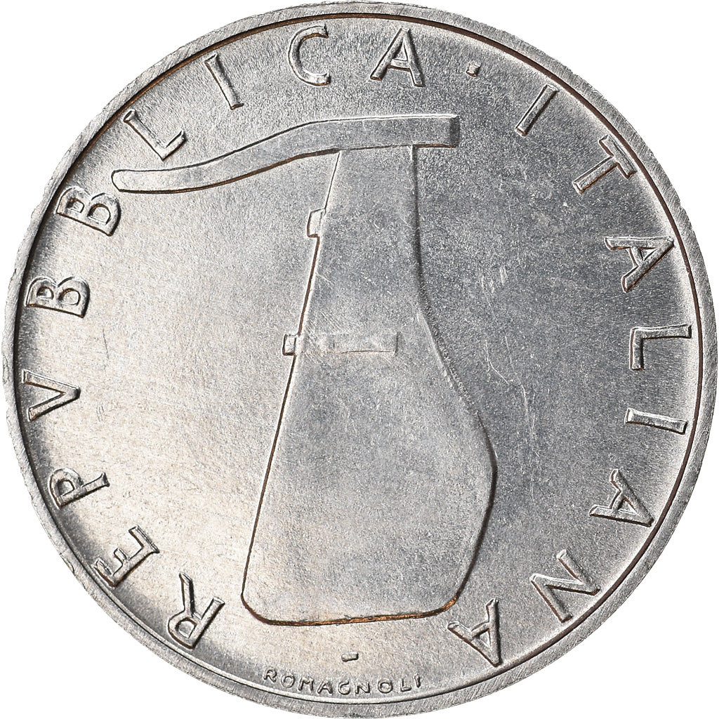 Coin, Italy, 5 Lire, 1984, Rome, AU(55-58), Aluminum, KM:92
