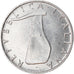 Coin, Italy, 5 Lire, 1991, Rome, EF(40-45), Aluminum, KM:92