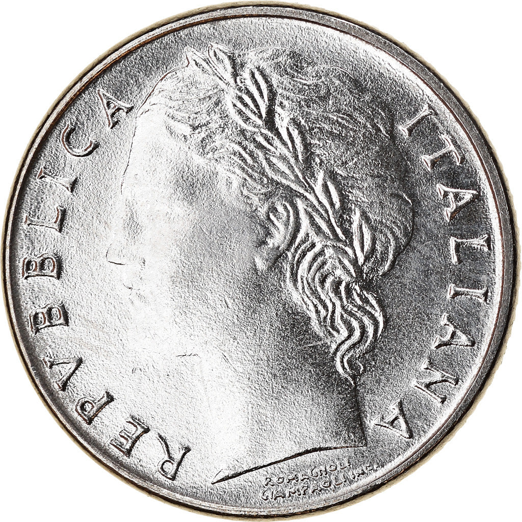 Coin, Italy, 100 Lire, 1991, Rome, MS(63), Stainless Steel, KM:96.2