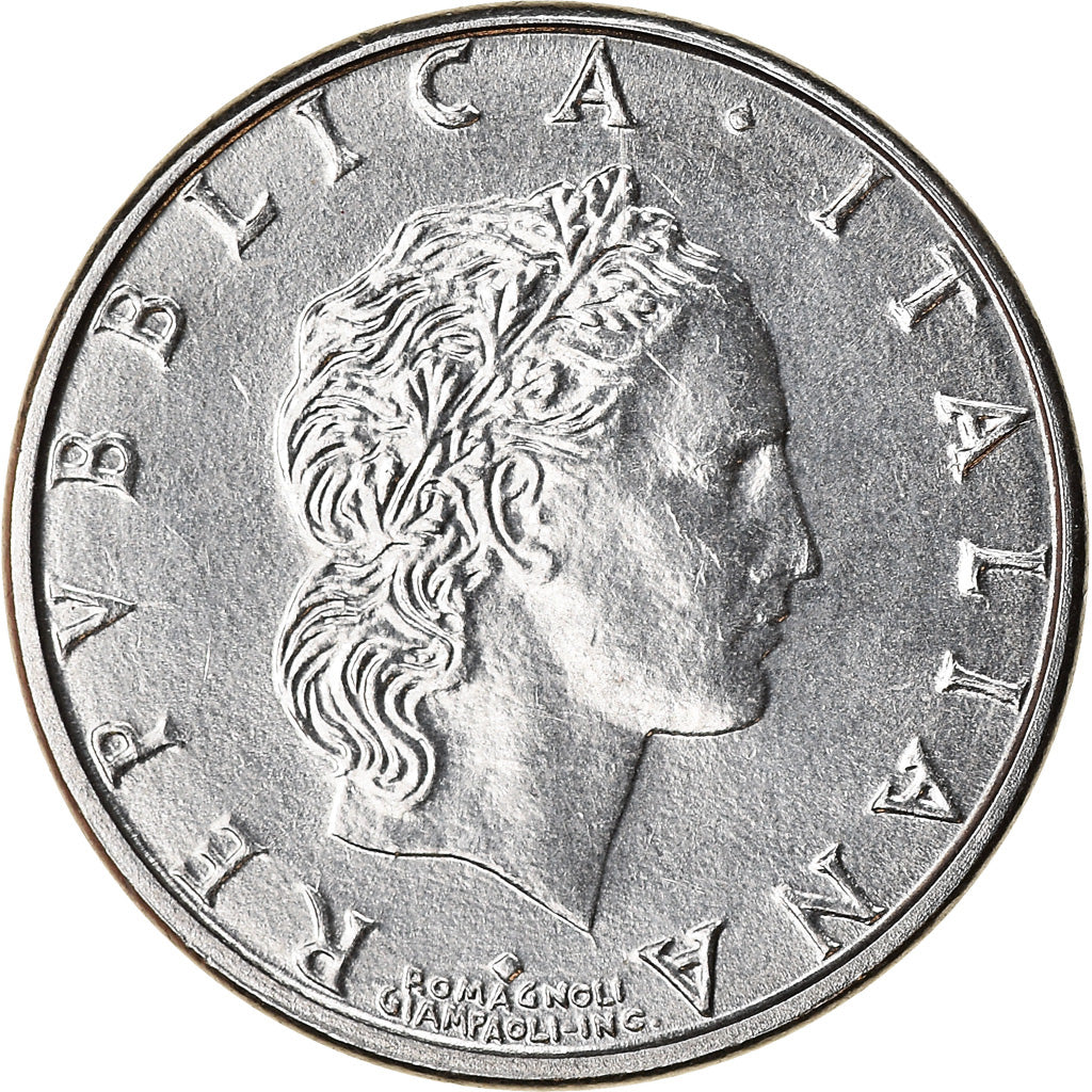 Moneta, Italia, 50 Lire, 1993, Rome, SPL, Acciaio inossidabile, KM:95.2