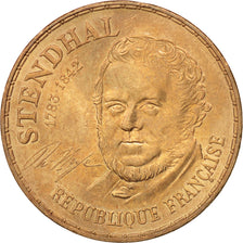 France, Stendhal, 10 Francs, 1983, MS(60-62), Nickel-Bronze, KM:953, Gadoury:817