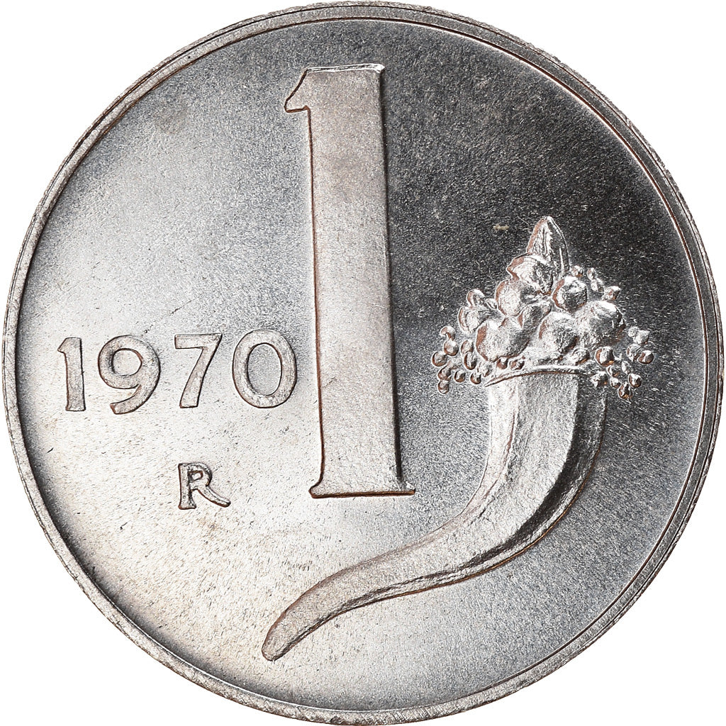 Münze, Italien, Lira, 1970, Rome, SS+, Aluminium, KM:91