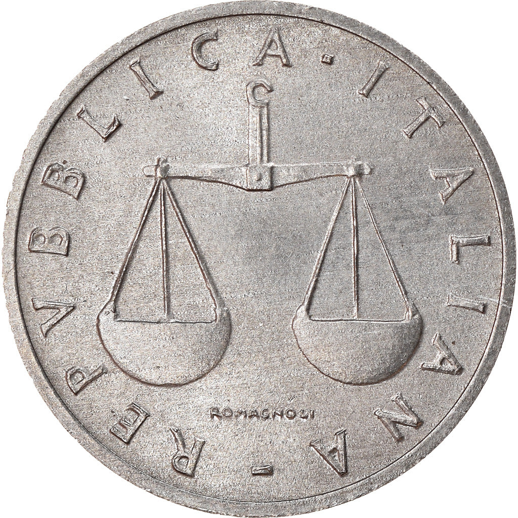 Coin, Italy, Lira, 1981, Rome, AU(50-53), Aluminum, KM:91