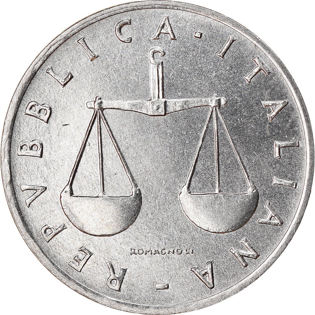 Coin, Italy, Lira, 1982, Rome, AU(55-58), Aluminum, KM:91