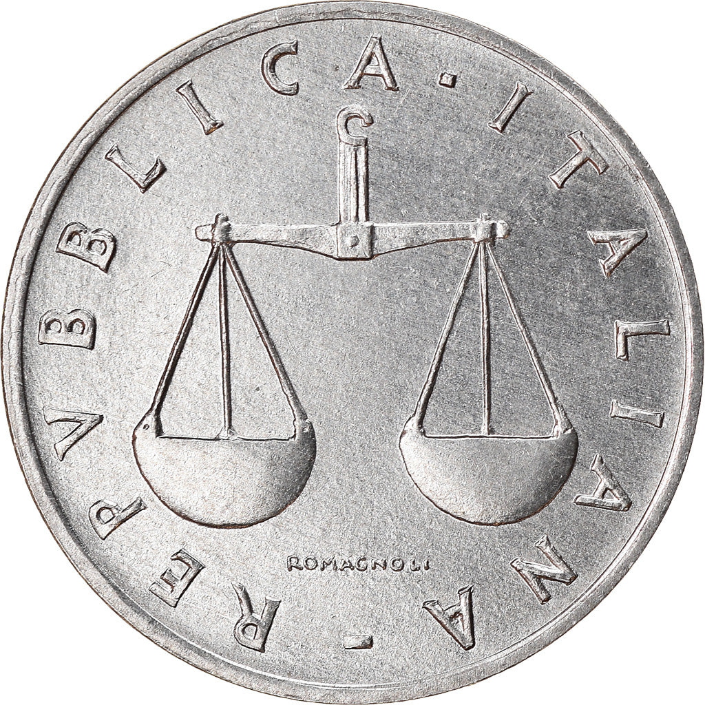 Coin, Italy, Lira, 1982, Rome, AU(50-53), Aluminum, KM:91