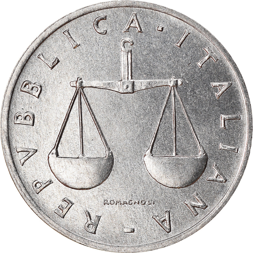 Coin, Italy, Lira, 1982, Rome, EF(40-45), Aluminum, KM:91