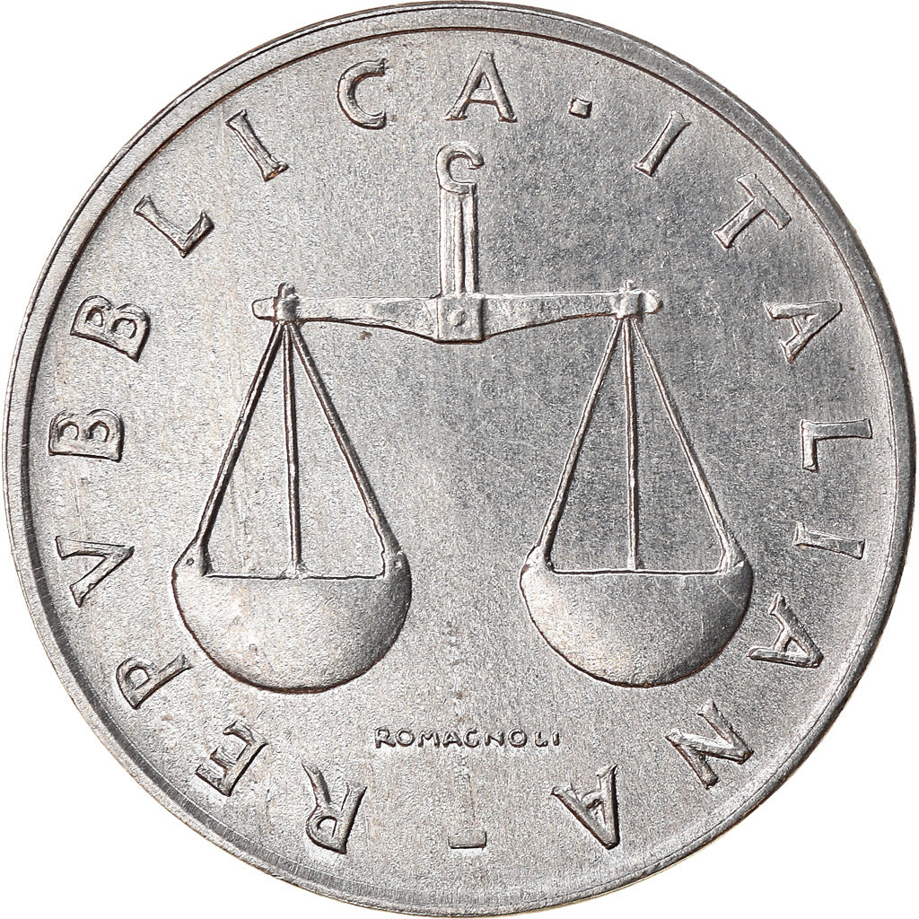Coin, Italy, Lira, 1983, Rome, AU(50-53), Aluminum, KM:91