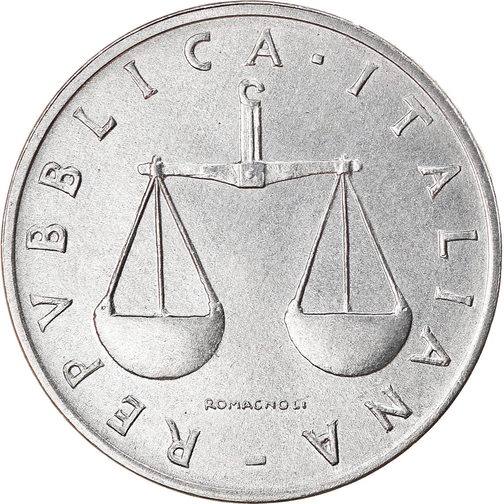 Coin, Italy, Lira, 1983, Rome, EF(40-45), Aluminum, KM:91