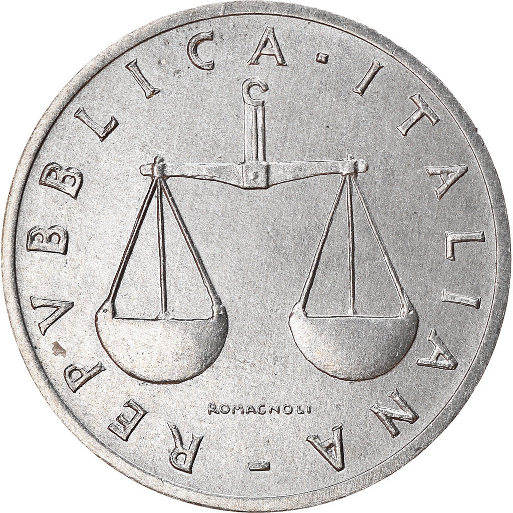 Coin, Italy, Lira, 1984, Rome, AU(50-53), Aluminum, KM:91