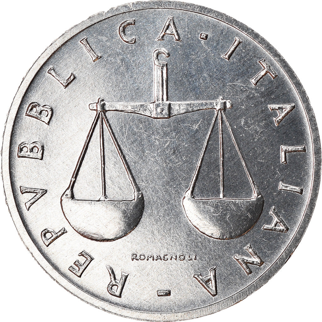Coin, Italy, Lira, 1985, Rome, AU(55-58), Aluminum, KM:91