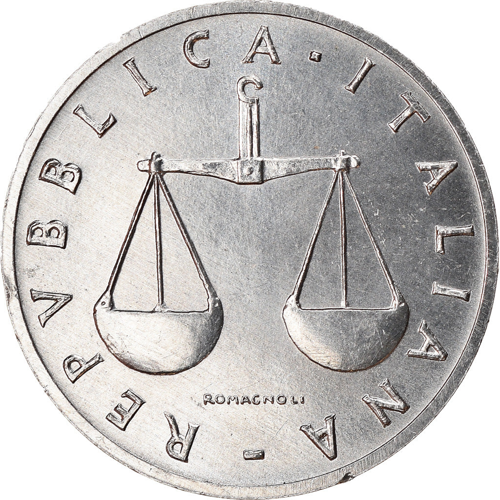 Coin, Italy, Lira, 1985, Rome, AU(50-53), Aluminum, KM:91