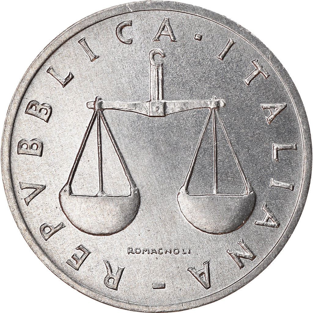 Coin, Italy, Lira, 1985, Rome, EF(40-45), Aluminum, KM:91