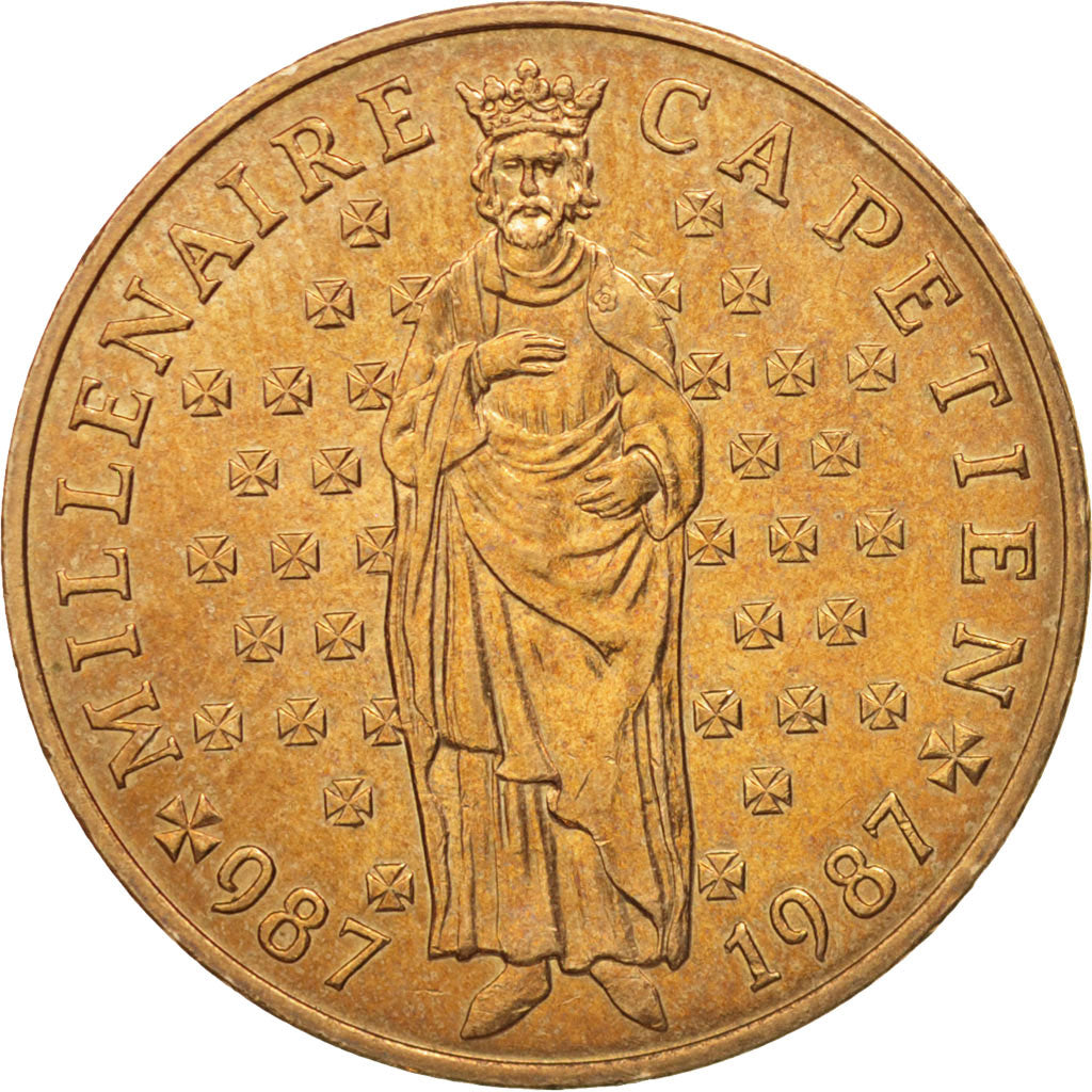 France, 10 Francs, 1987, AU(55-58), Nickel-Bronze, KM:961d, Gadoury:820