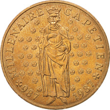 France, 10 Francs, 1987, AU(55-58), Nickel-Bronze, KM:961d, Gadoury:820