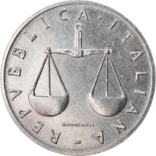 Coin, Italy, Lira, 1987, Rome, VF(30-35), Aluminum, KM:91
