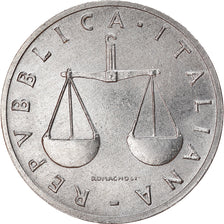 Coin, Italy, Lira, 1992, Rome, EF(40-45), Aluminum, KM:91