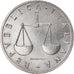 Coin, Italy, Lira, 1992, Rome, EF(40-45), Aluminum, KM:91