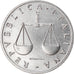 Moneda, Italia, Lira, 1992, Rome, MBC, Aluminio, KM:91