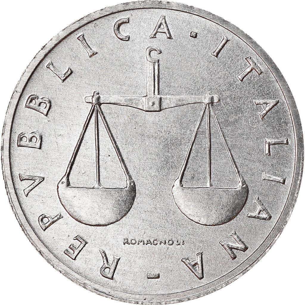Coin, Italy, Lira, 1993, Rome, AU(50-53), Aluminum, KM:91