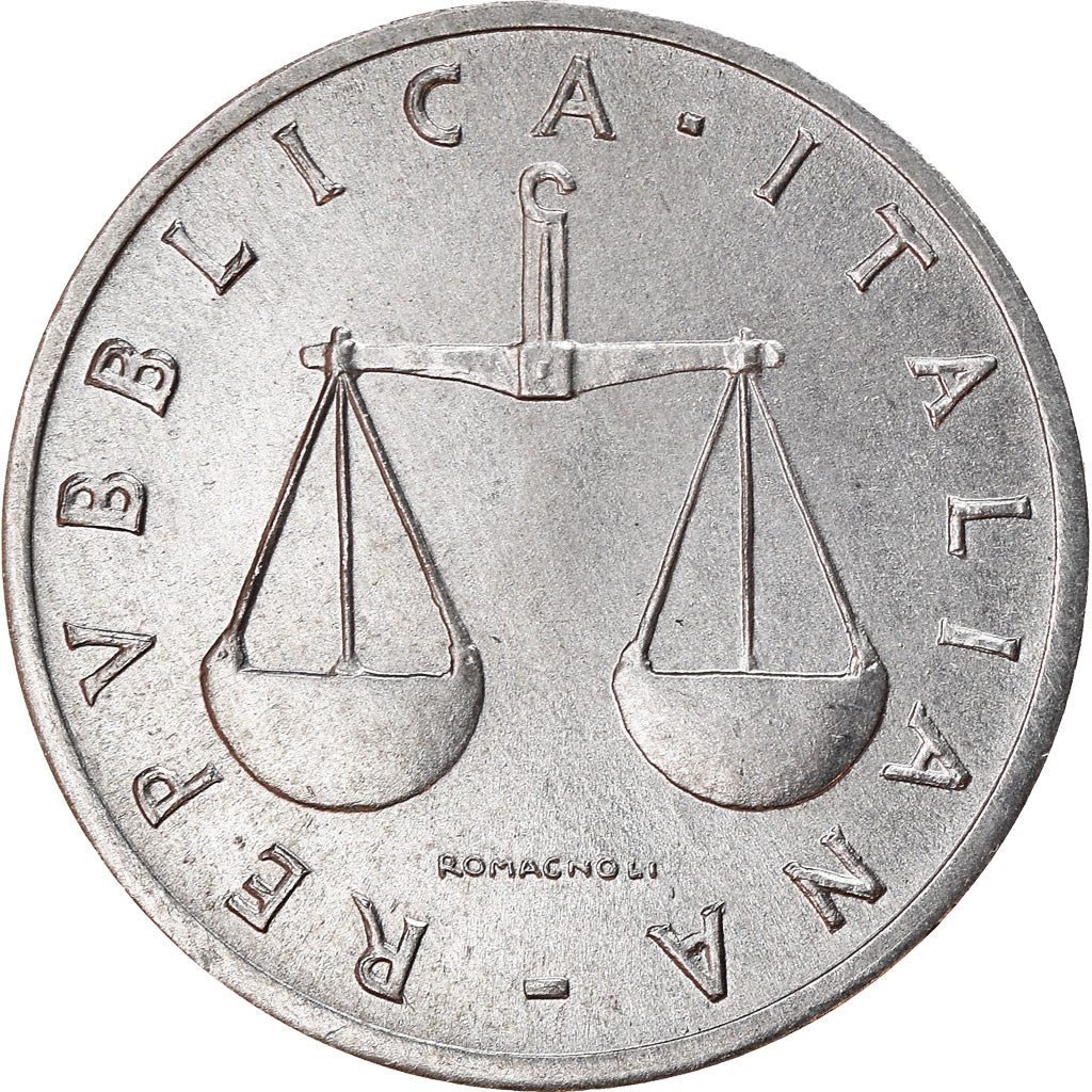 Coin, Italy, Lira, 1993, Rome, EF(40-45), Aluminum, KM:91