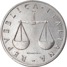Coin, Italy, Lira, 1993, Rome, EF(40-45), Aluminum, KM:91