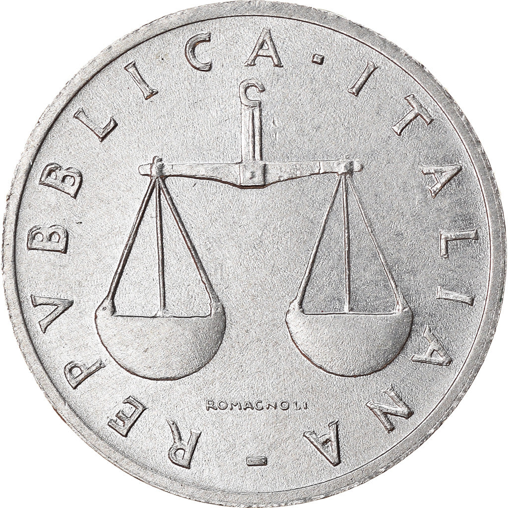 Coin, Italy, Lira, 1994, Rome, EF(40-45), Aluminum, KM:91