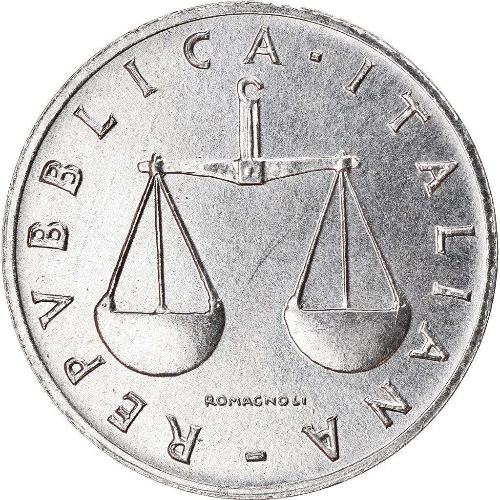 Coin, Italy, Lira, 1995, Rome, AU(50-53), Aluminum, KM:91