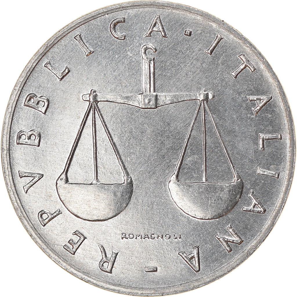 Coin, Italy, Lira, 1997, Rome, AU(50-53), Aluminum, KM:91