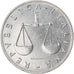 Coin, Italy, Lira, 1997, Rome, EF(40-45), Aluminum, KM:91