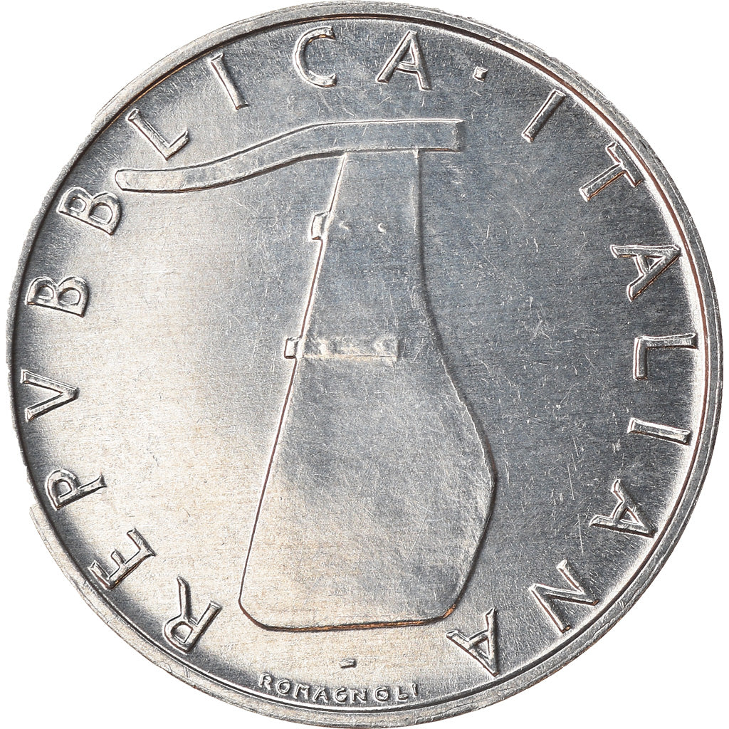 Coin, Italy, 5 Lire, 1988, Rome, AU(55-58), Aluminum, KM:92