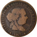 Münze, Spanien, Isabel II, 5 Centimos, 1867, SGE+, Kupfer, KM:635.1