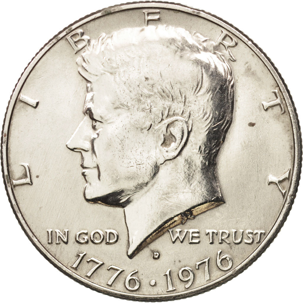 États-Unis, Kennedy Half Dollar, 1976, U.S.Denver, SUP+, KM 205