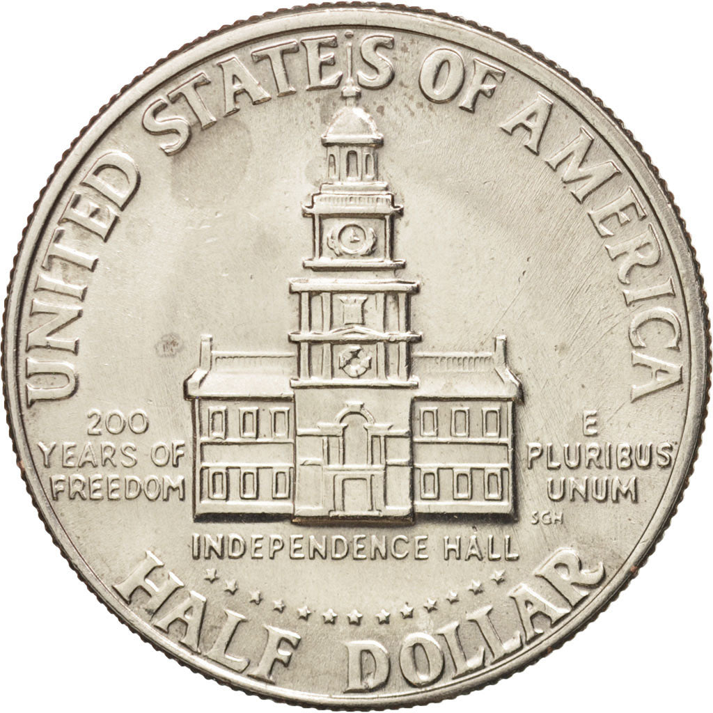 États-Unis, Kennedy Half Dollar, 1976, U.S.Denver, SUP+, KM 205