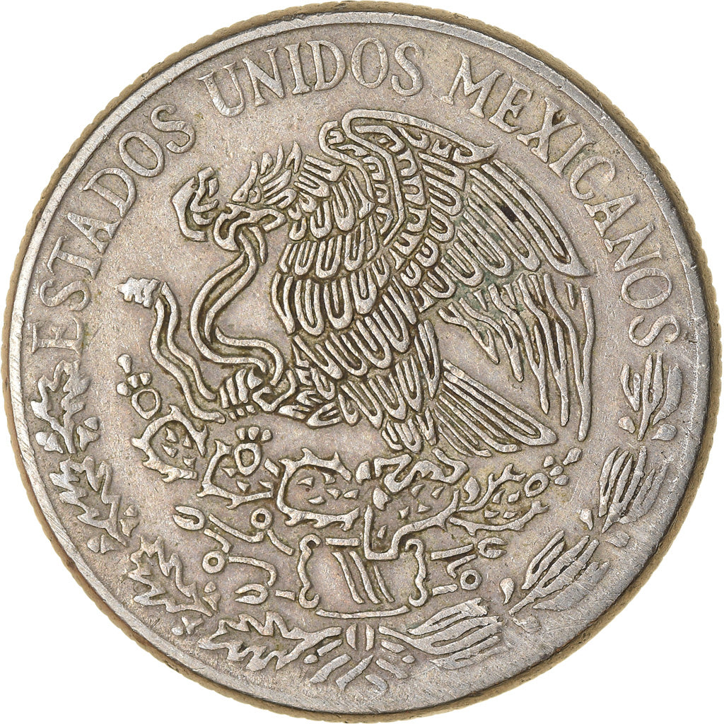 Coin, Mexico, 50 Centavos, 1971, Mexico City, VF(30-35), Copper-nickel, KM:452