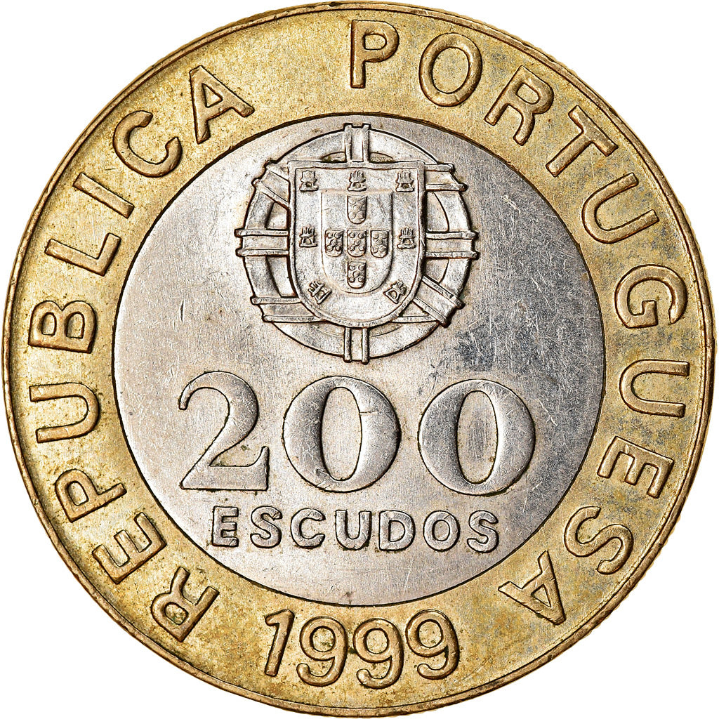 Munten, Portugal, 200 Escudos, 1999, ZF, Bi-Metallic, KM:655