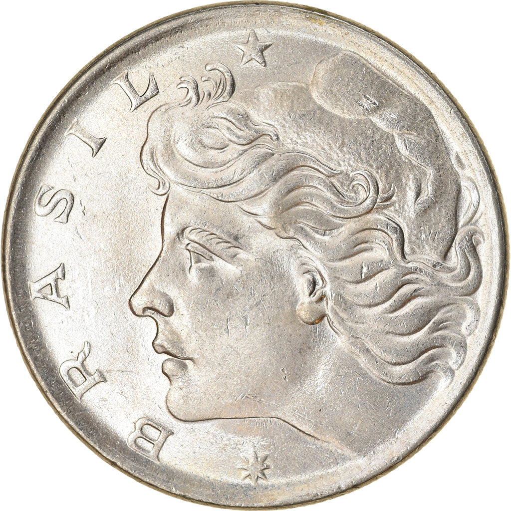 Coin, Brazil, Cruzeiro, 1976, EF(40-45), Copper-nickel, KM:581a