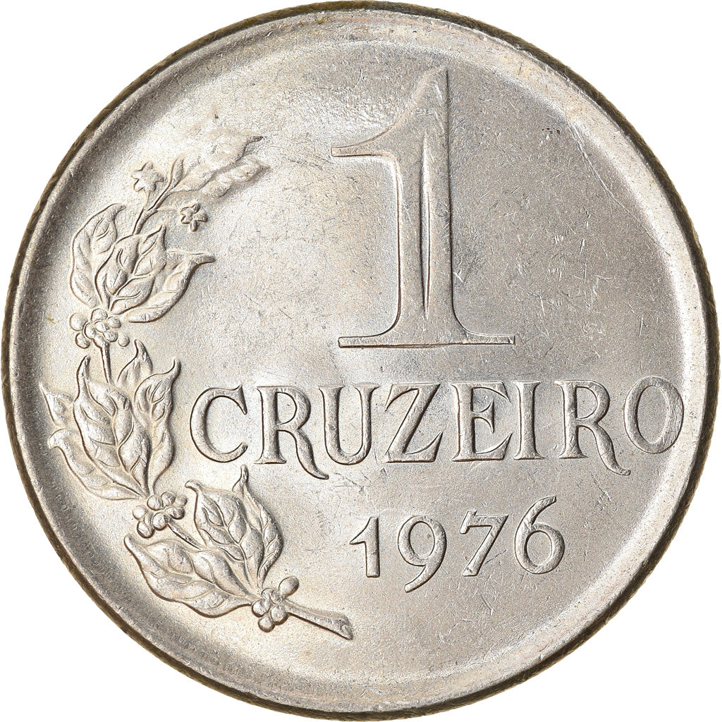 Coin, Brazil, Cruzeiro, 1976, EF(40-45), Copper-nickel, KM:581a
