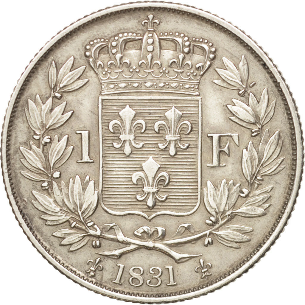 Coin, France, Henri V, Franc, 1831, AU(50-53), Silver, KM:28.2, Gadoury:451