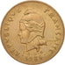 Coin, French Polynesia, 100 Francs, 1986, Paris, AU(50-53), Nickel-Bronze, KM:14