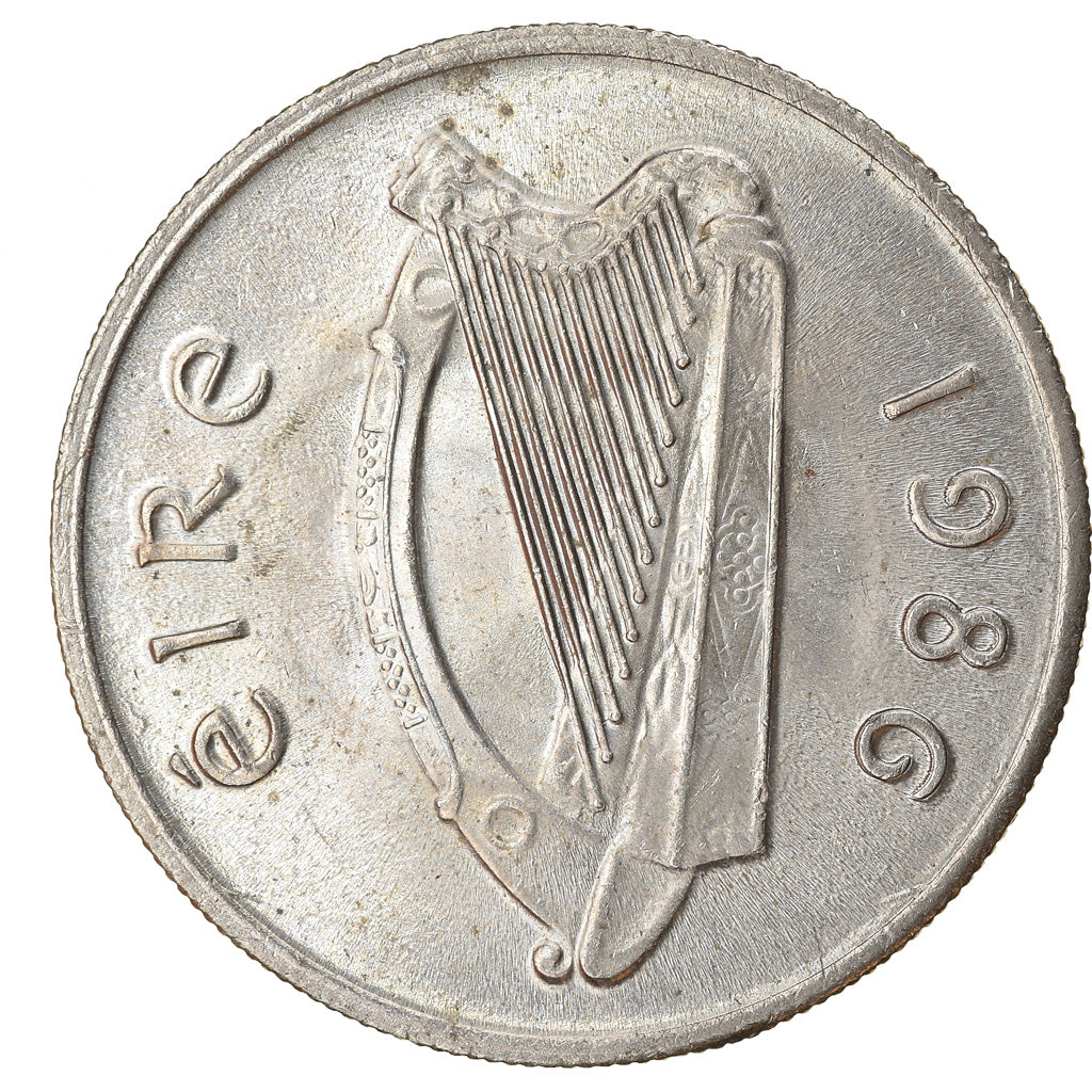 Coin, IRELAND REPUBLIC, 5 Pence, 1986, EF(40-45), Copper-nickel, KM:22