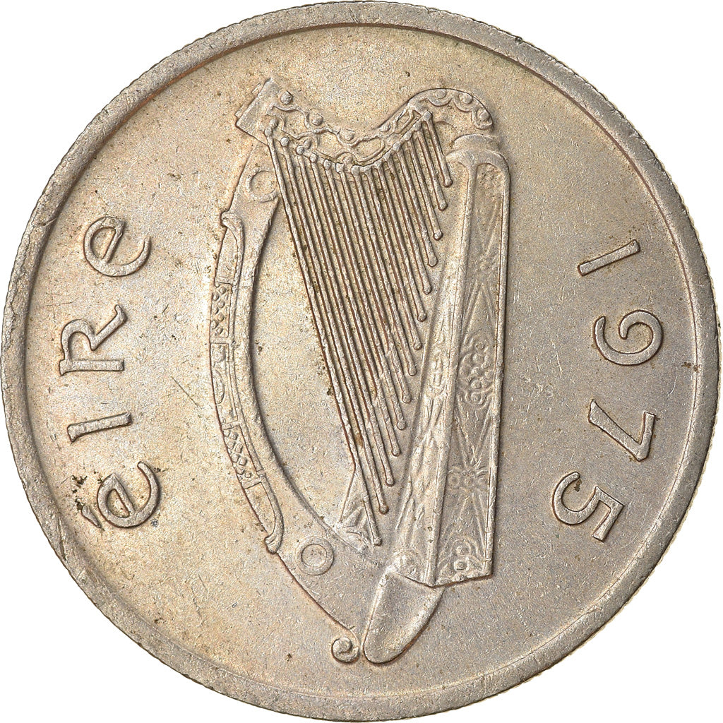 Coin, IRELAND REPUBLIC, 5 Pence, 1975, EF(40-45), Copper-nickel, KM:22