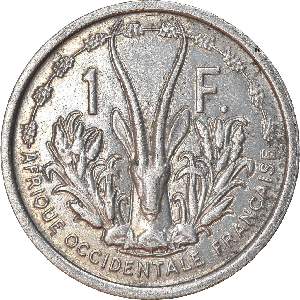 Coin, French West Africa, Franc, 1948, EF(40-45), Aluminum, KM:3, Lecompte:11