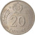 Moneta, Węgry, 20 Forint, 1984, VF(30-35), Miedź-Nikiel, KM:630