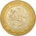 Mexico, 10 Pesos, 1999, Mexico City, EF(40-45), Bi-Metallic, KM:616